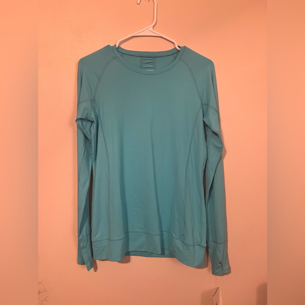 NEW WITH TAG | BloqTek Light Turquoise Pullover - Picture 1 of 5